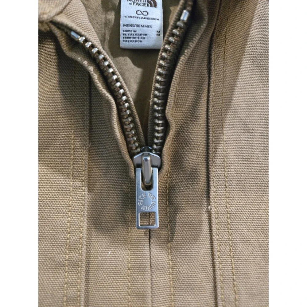 The North Face Cedar Canvas A8B72 Camel Zip Chore Field Work  Barn Jacket Sz M